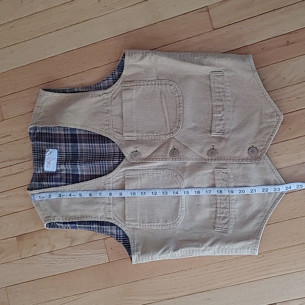 Vintage Corduroy Western Button-up Vest medium - Picture 6 of 6